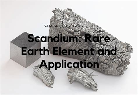 Scandium and Its Materials Applications .
